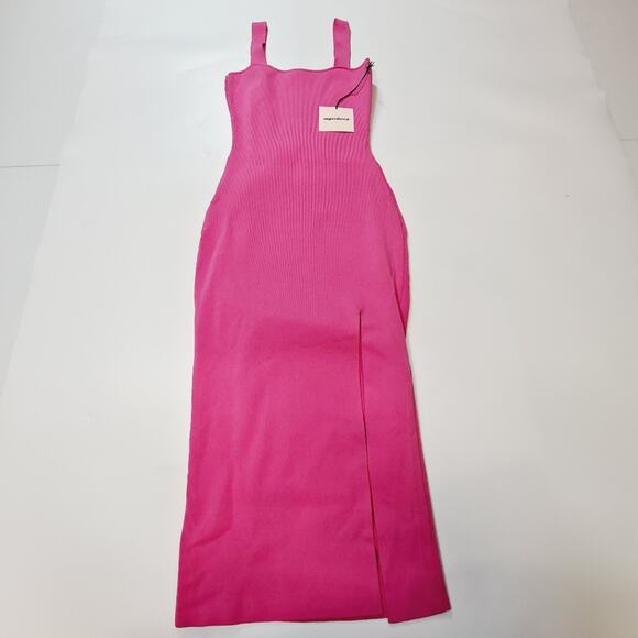 Superdown Zoe Square Neck Dress in Pink Medium - Picture 2 of 9